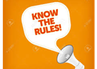 Know the rules!